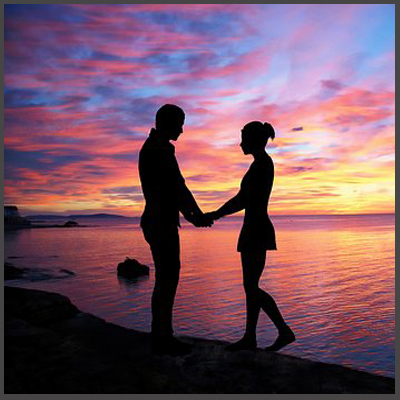 siloutte couple